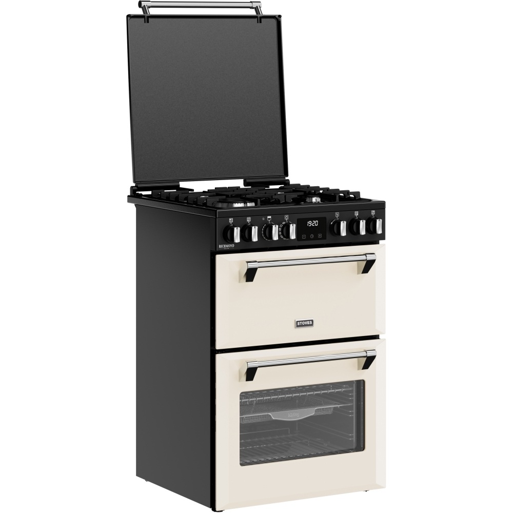 Stoves 444411845 DX MRA RICH 60DF Dual Fuel Cooker with Double Oven - Cream - Image 2 Stoves 444411845 DX MRA RICH 60DF Dual Fuel Cooker with Double Oven - Cream - Image 2