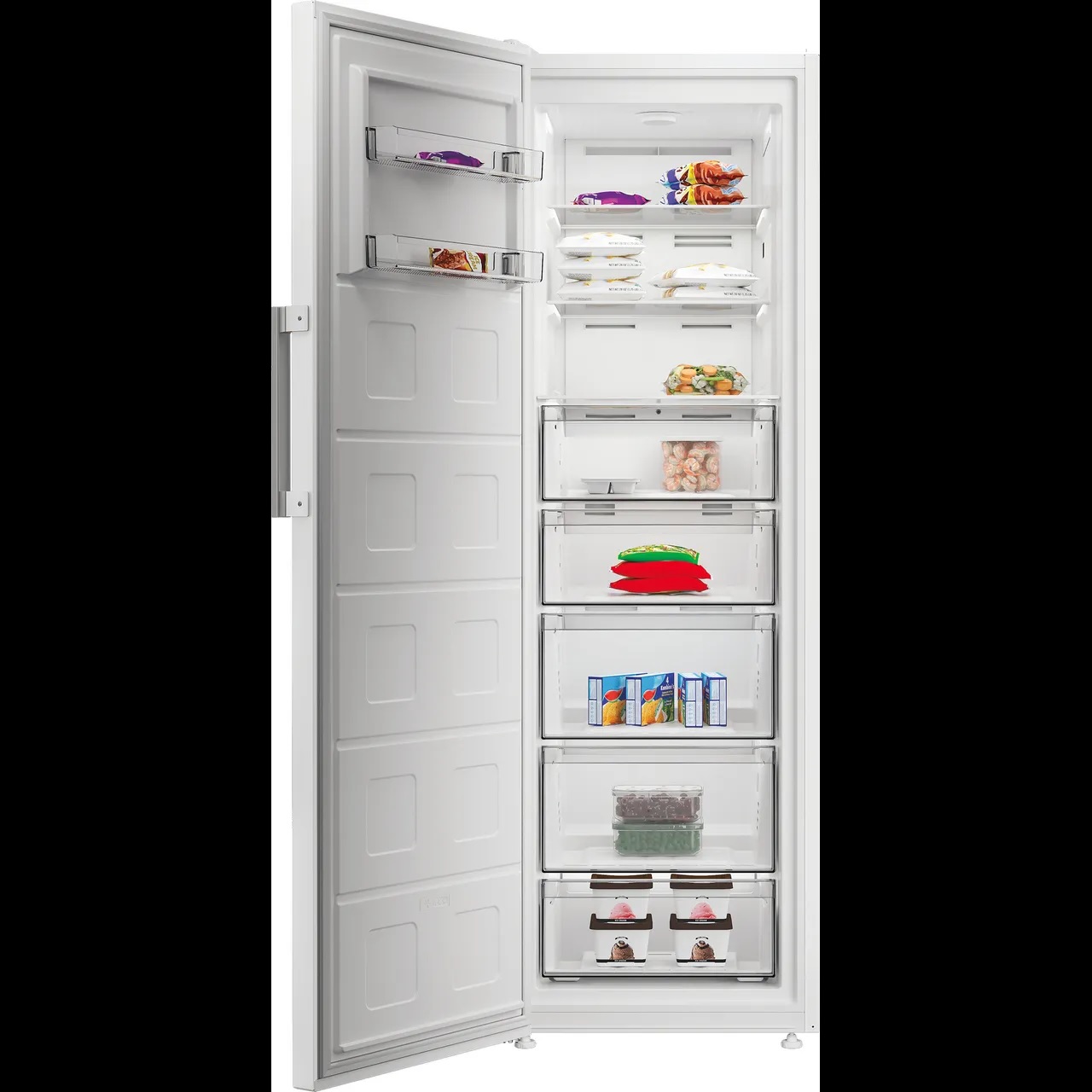 Indesit MFINF1312W4UK Upright Freezer - White - Image 2
