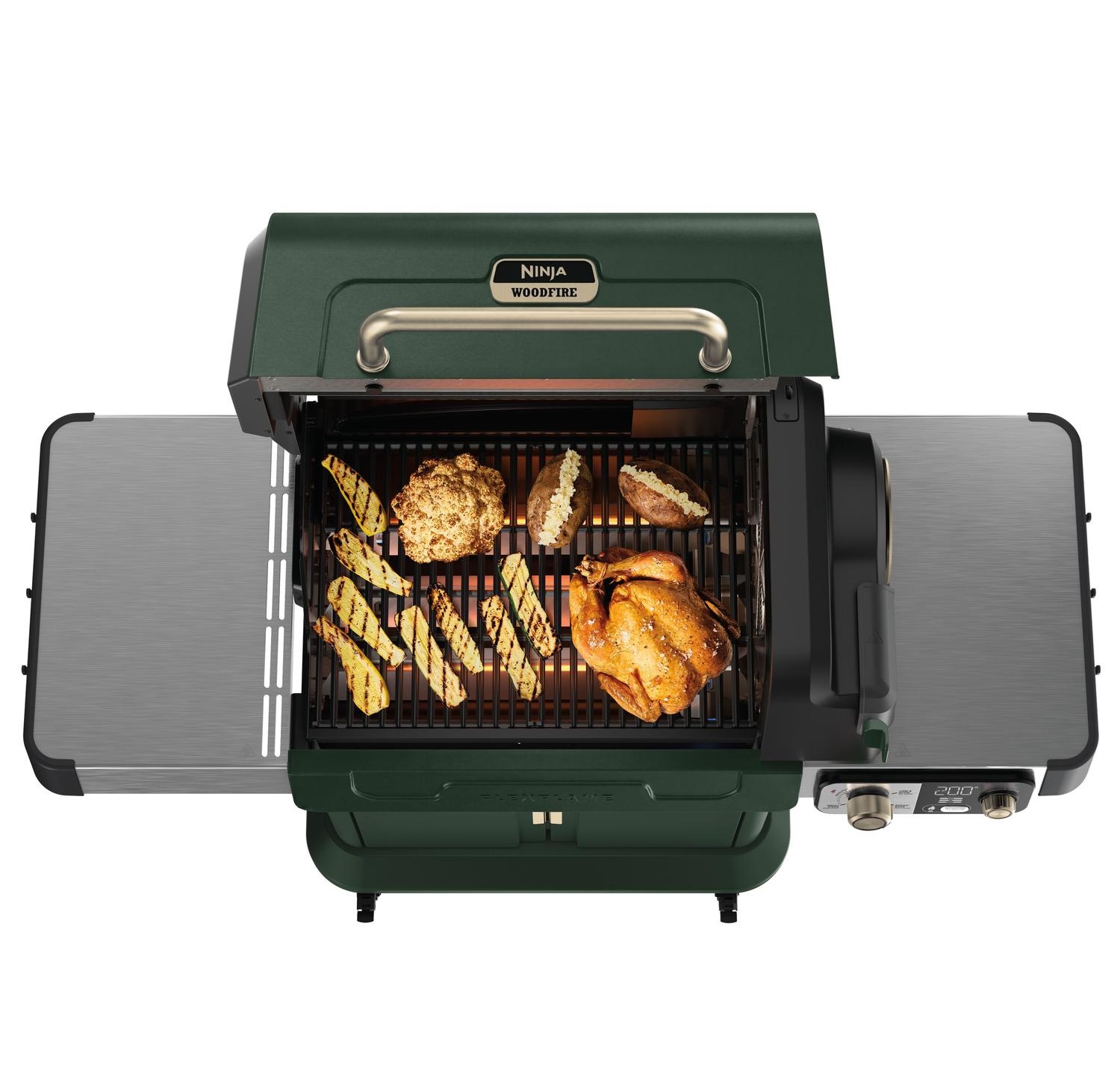 NINJA PG301UKGN FlexFlame Gas BBQ & Outdoor Cooking System - Green - Image 3 NINJA PG301UKGN FlexFlame Gas BBQ & Outdoor Cooking System - Green - Image 3