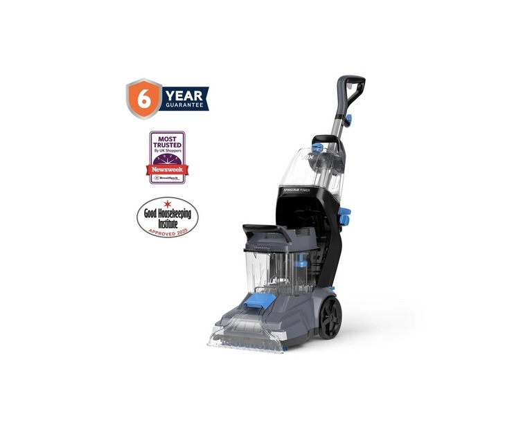 VAX CDCW-SSXS SpinScrub Power Carpet Washer - Grey & Tiger Blue VAX CDCW-SSXS SpinScrub Power Carpet Washer - Grey & Tiger Blue