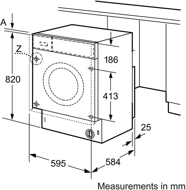 Siemens WK14D322GB-IQ300 7kg/4kg 1400 Spin Integrated Washer Dryer - Image 3 Siemens WK14D322GB-IQ300 7kg/4kg 1400 Spin Integrated Washer Dryer - Image 3