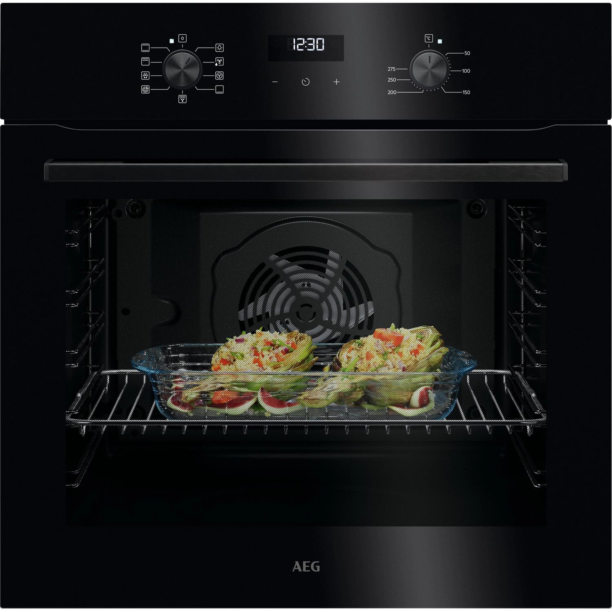 AEG OU5AB20XK 59.6cm Built In Electric Single Oven - Black - Image 3