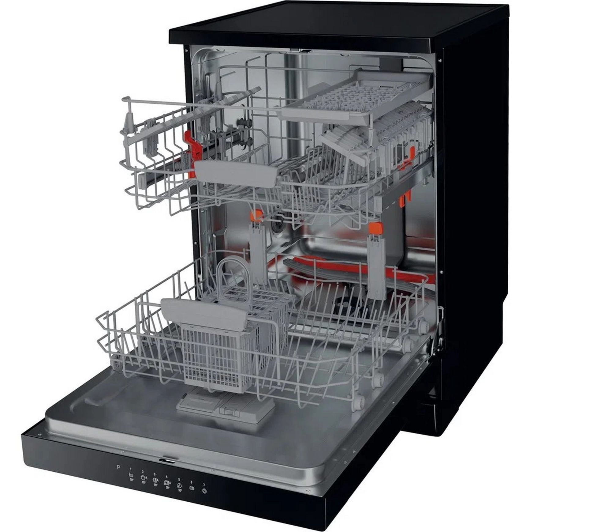 Hotpoint HFC3C26WCBUK Freestanding Full-Size Dishwasher - Image 3 Hotpoint HFC3C26WCBUK Freestanding Full-Size Dishwasher - Image 3