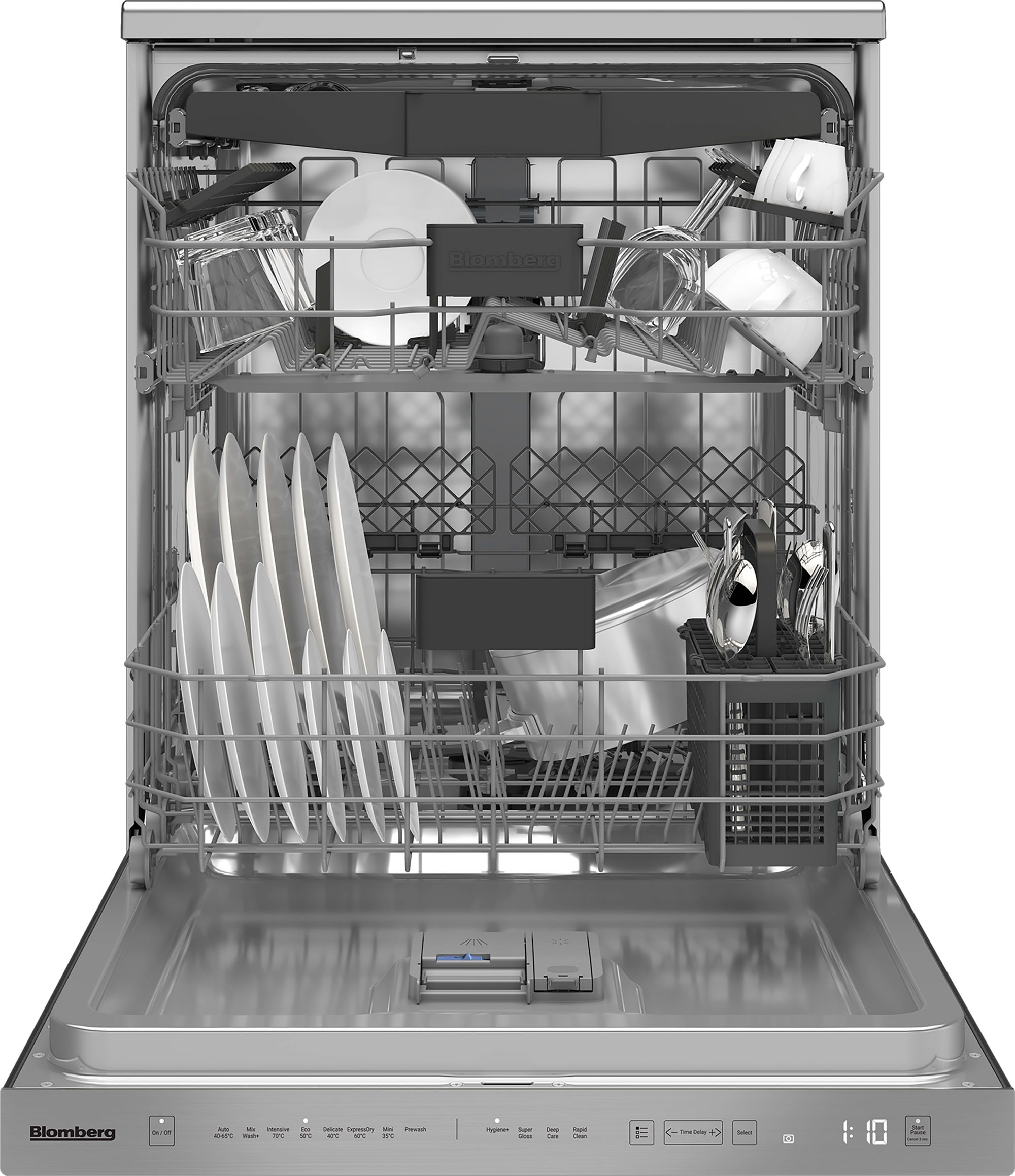 Blomberg LDF63440X Full Size Dishwasher - Stainless Steel - 16 Place Settings - Image 2