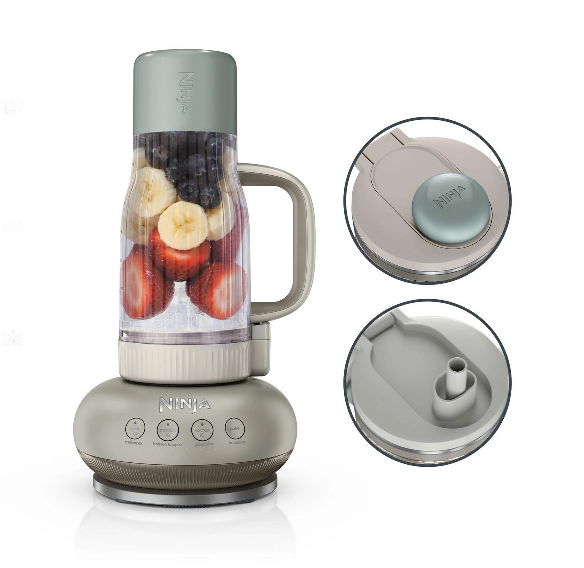 NINJA DB351UKST Ninja BlendBoss Tumbler Blender - Stone Mint - Image 2