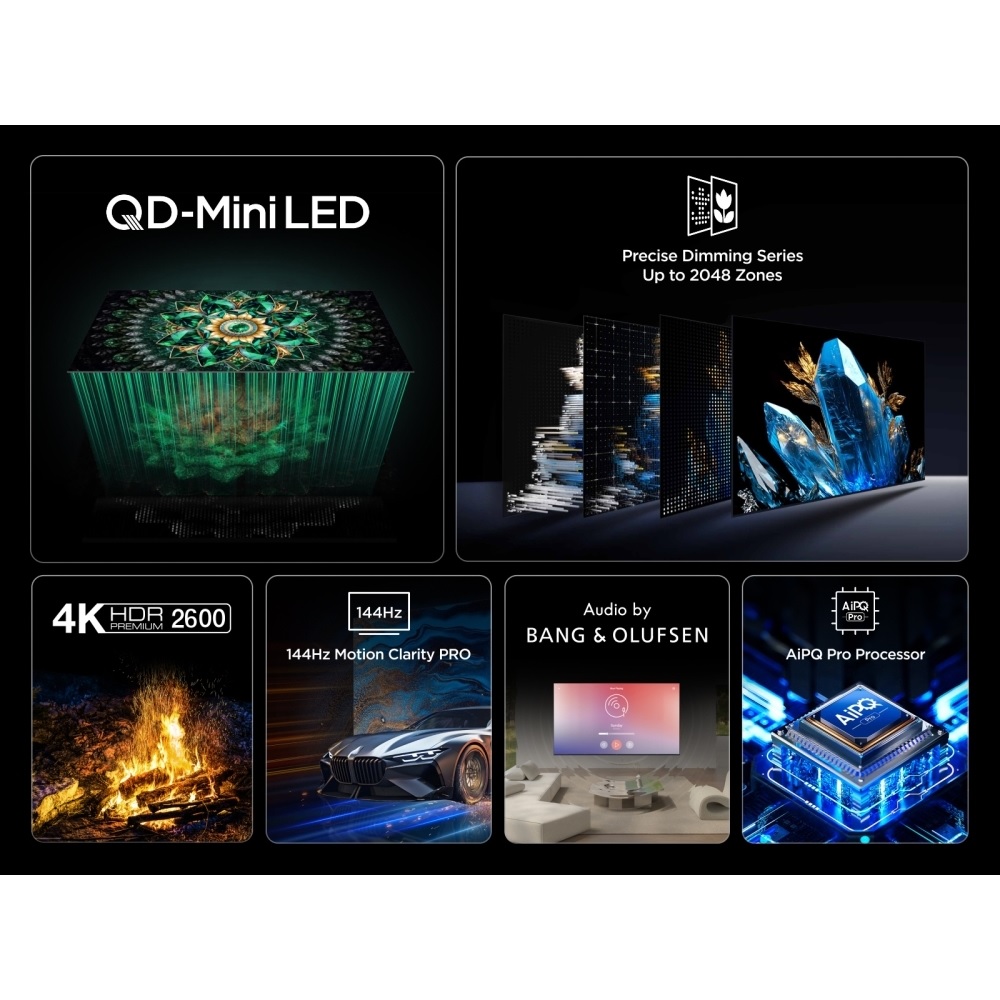 TCL 85Q7C-UK 85" Mini LED Smart Television, 4K Ultra HD - Image 3