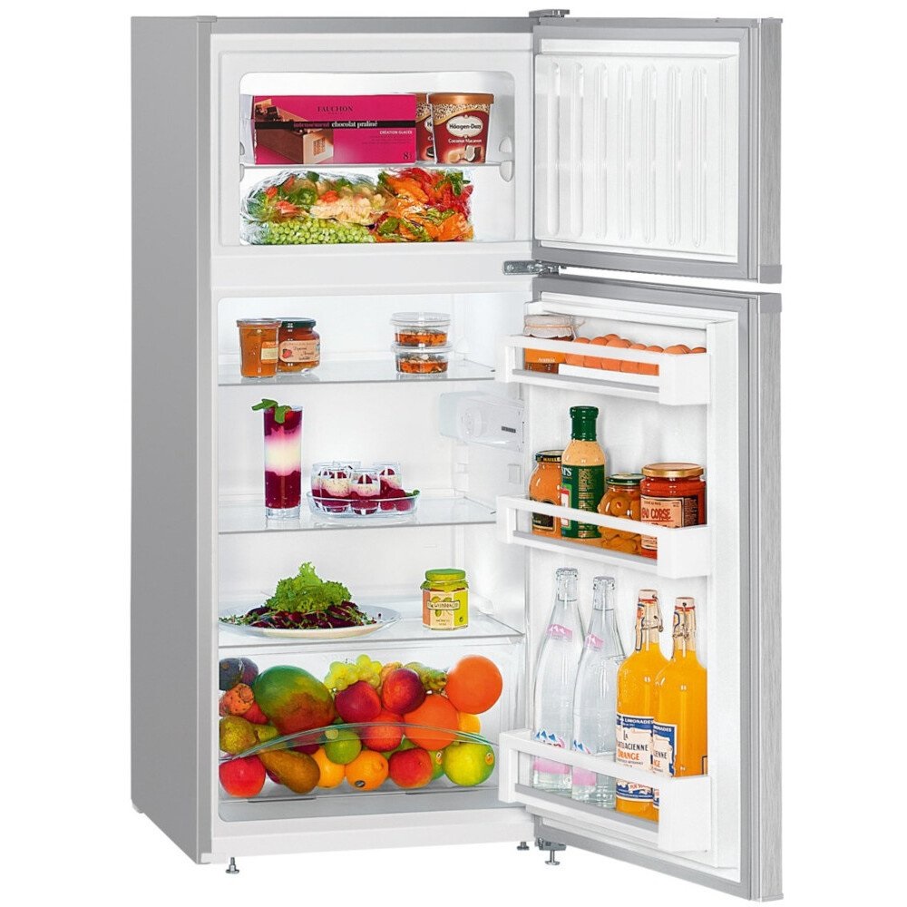 Liebherr CTele2131 SmartFrost Fridge Freezer, 80/20, Silver - Image 1 Liebherr CTele2131 SmartFrost Fridge Freezer, 80/20, Silver - Image 1
