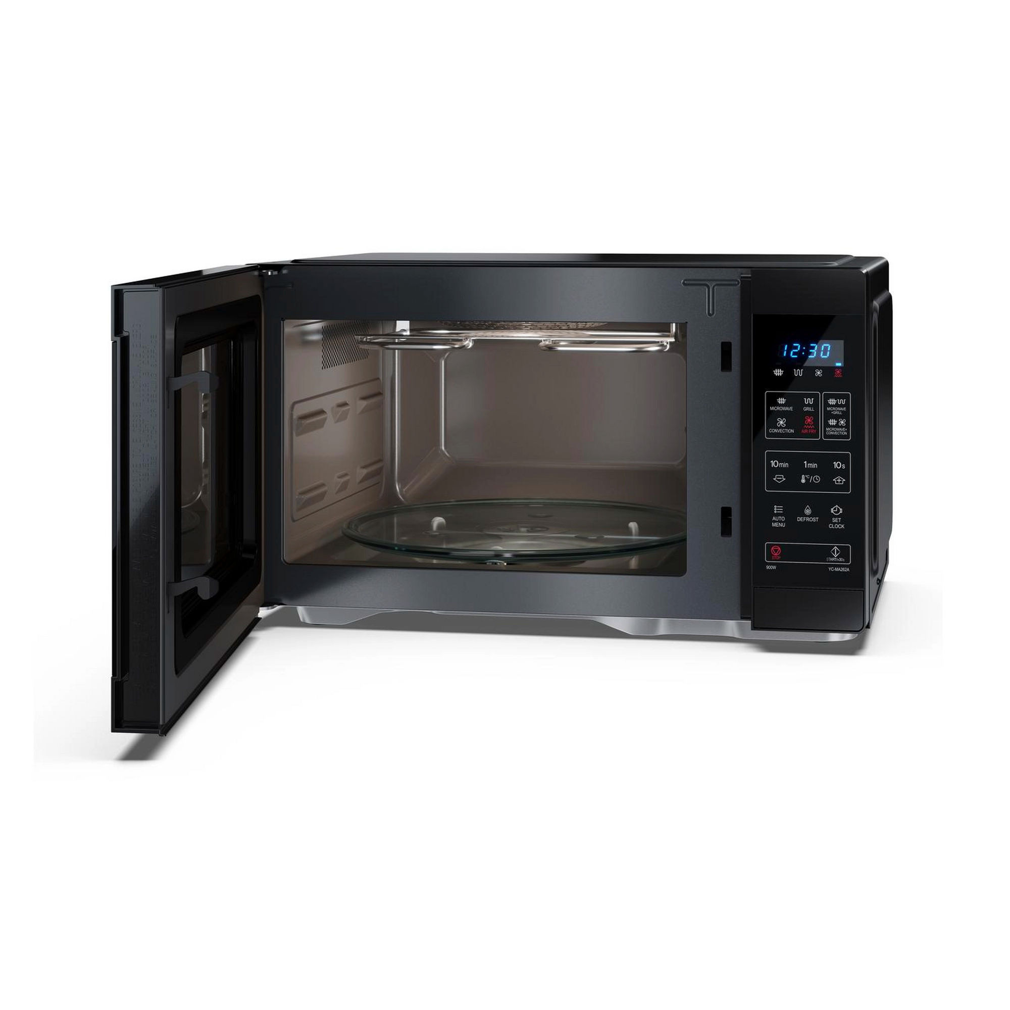 Sharp YC-MA262AU-B 26 Litres Combination Microwave - Black - Image 2 Sharp YC-MA262AU-B 26 Litres Combination Microwave - Black - Image 2