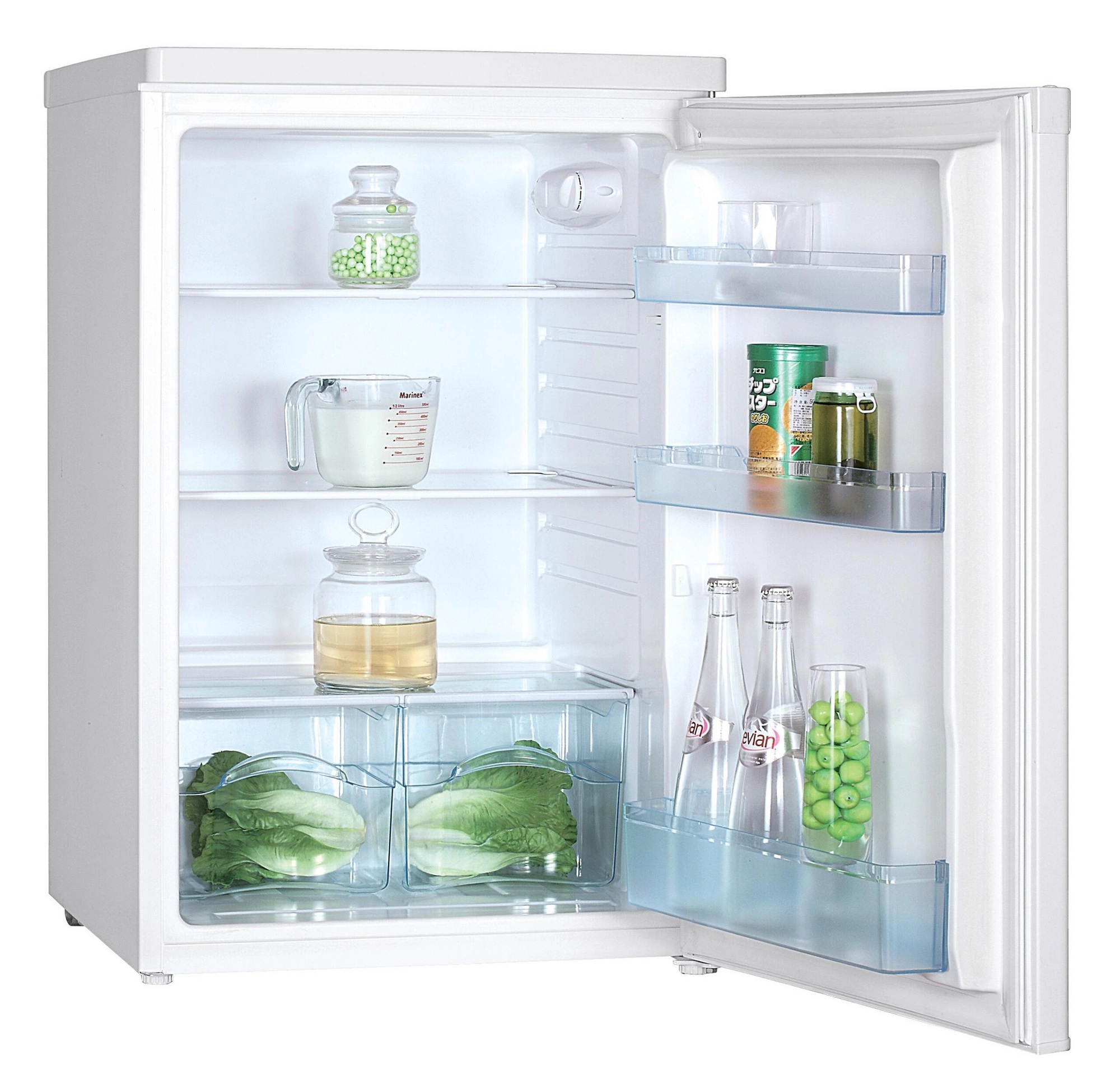 ICEKING RHL550EW 55cm Under Counter Larder Fridge - White - Image 2