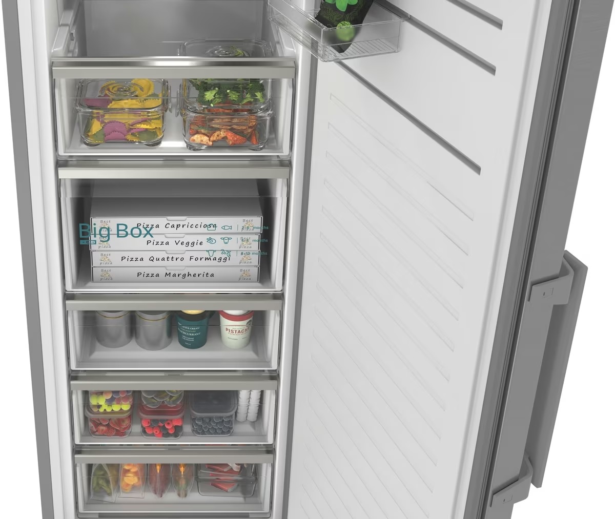 Siemens GS36NVICGG iQ300 186cm High Freezer Frost Free - Stainless Steel - Image 4 Siemens GS36NVICGG iQ300 186cm High Freezer Frost Free - Stainless Steel - Image 4