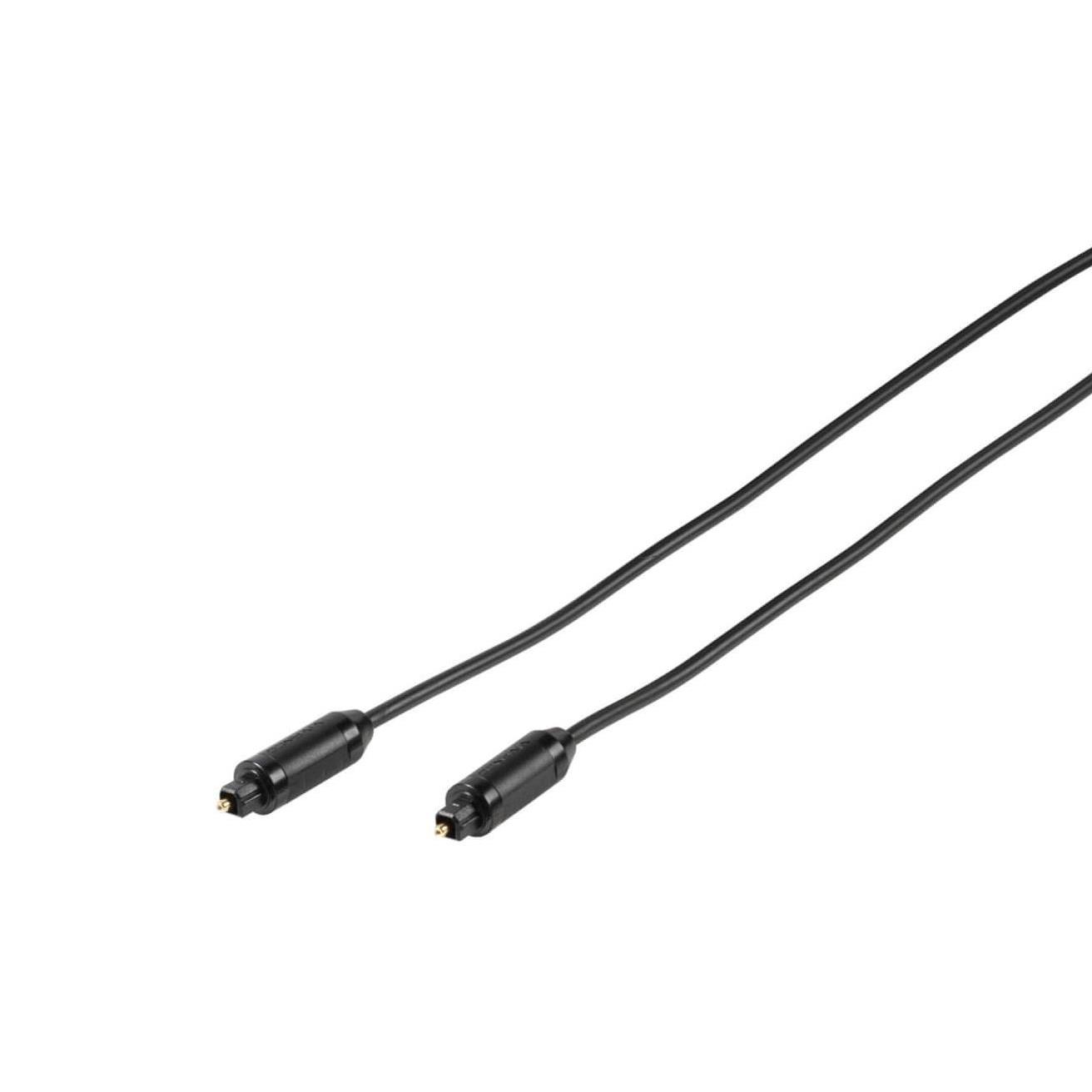 Vivanco Optical Cable 2 Meters in Black - Image 1 Vivanco Optical Cable 2 Meters in Black - Image 1