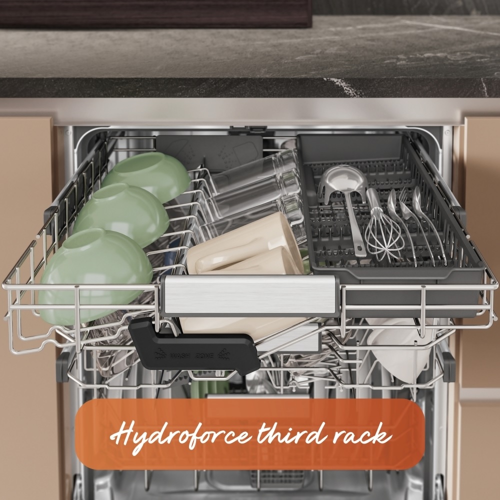 Hotpoint H8IHP42LUK Fully Integrated Dishwasher, 14 Place Setting - Image 4
