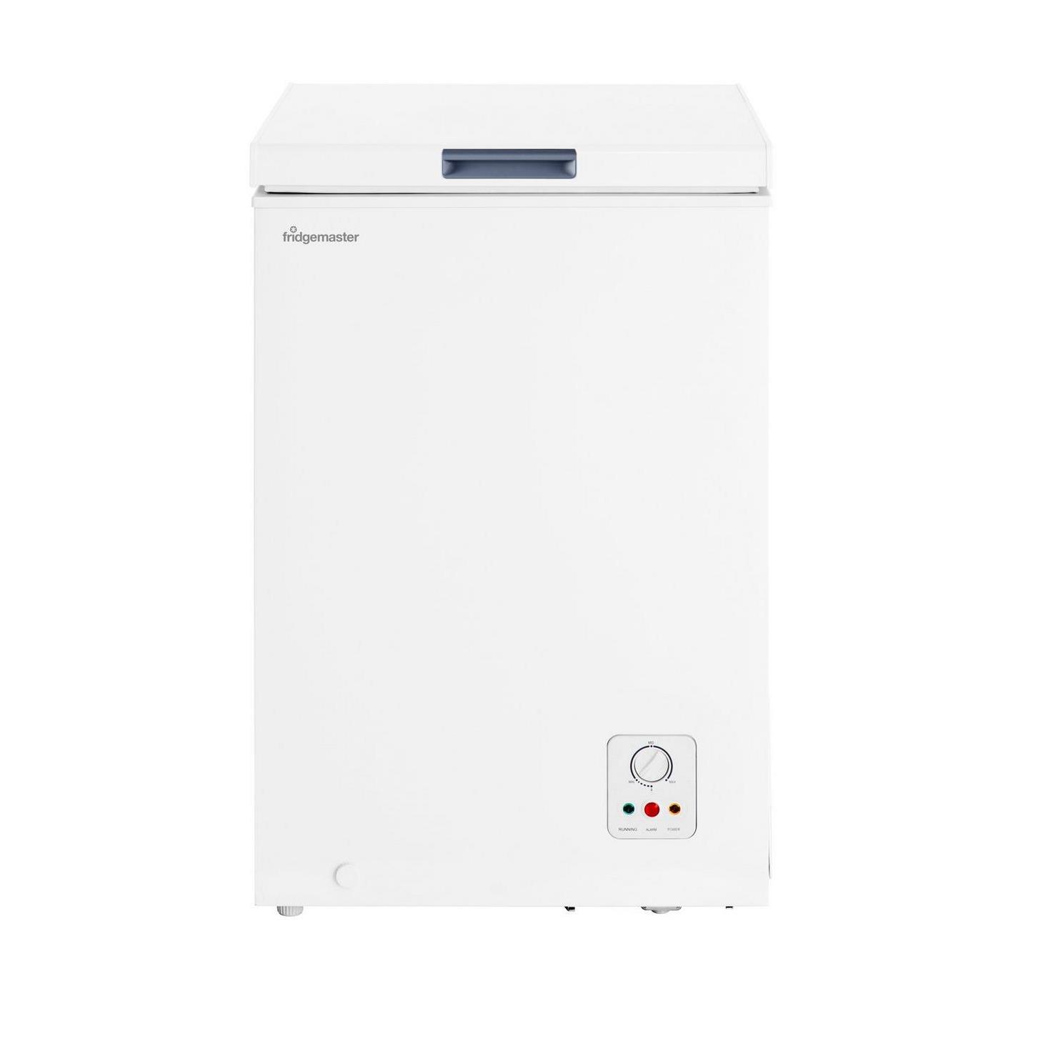 Fridgemaster MCF96E 54.6cm Chest Freezer in white Fridgemaster MCF96E 54.6cm Chest Freezer in white
