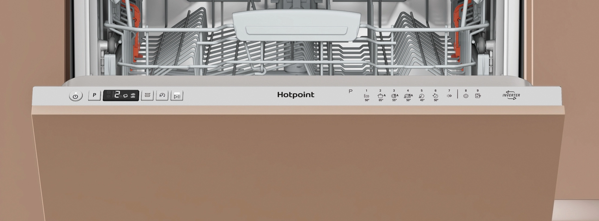 Hotpoint H2IC14BN7A0UK Integrated Dishwasher - 14 Place Settings - Image 2