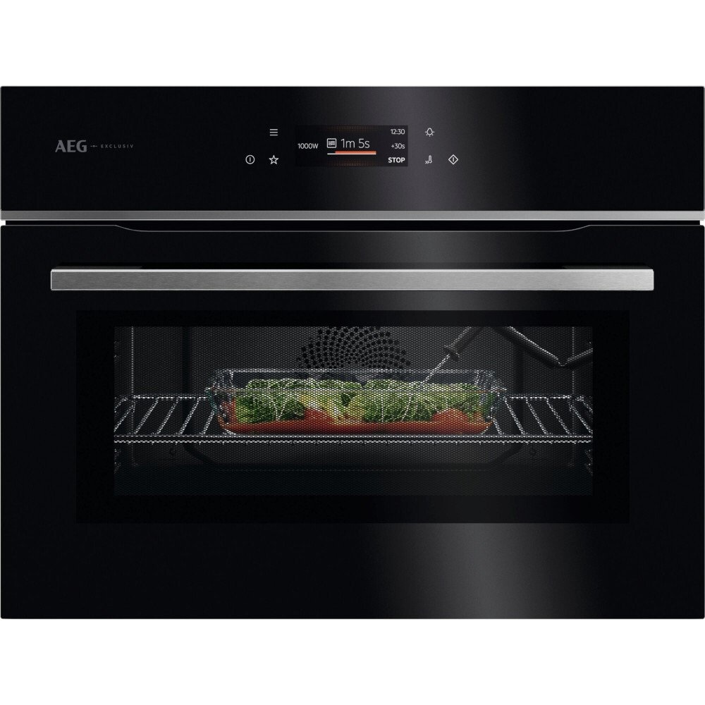 AEG GK7NK62FB Built-In Combination Microwave Oven - Black