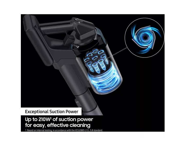 Samsung VS20C8522TNEU Jet 85 Pet Max 210W Cordless Vacuum Cleaner with Pet Tool+ - Image 3