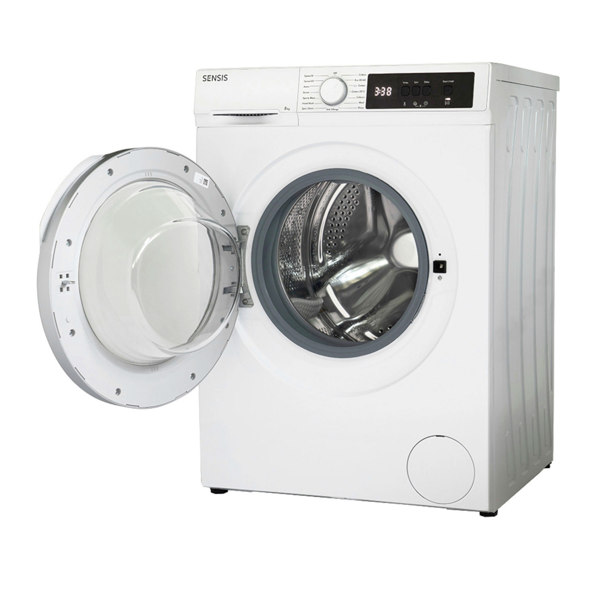 Sensis WMF01814AW 8kg 1400 Spin Washing Machine - White - Image 2 Sensis WMF01814AW 8kg 1400 Spin Washing Machine - White - Image 2