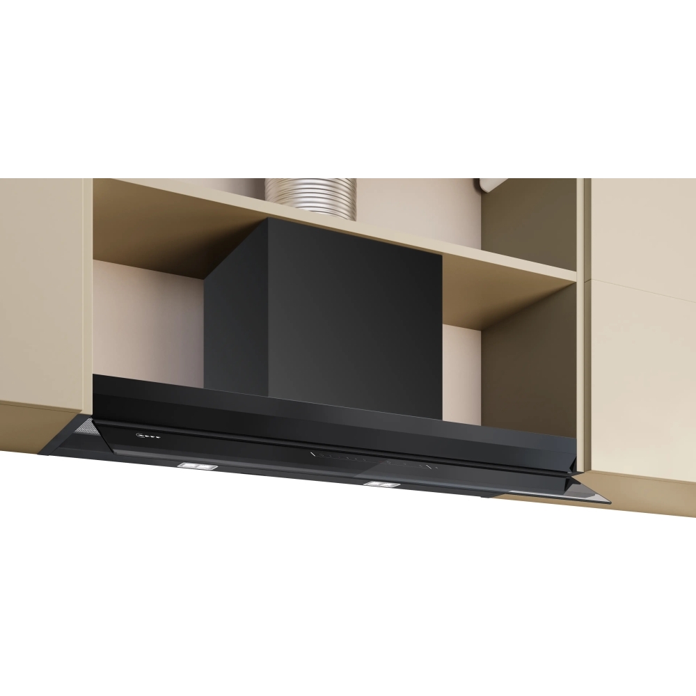 Neff D98XET2S0B N90 Integrated Cooker Hood, Black, A+ Rated - Image 1