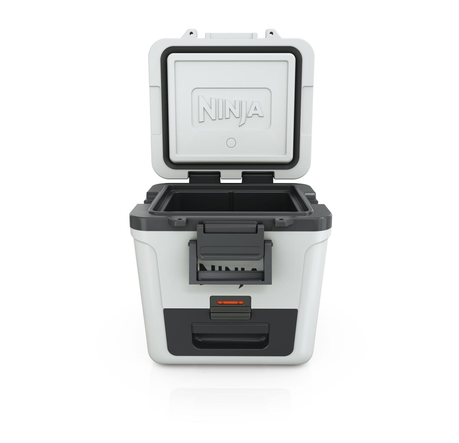 NINJA FB230UKWH FrostVault 28L Wheeled Cooler with Dry Zone - Cloud White - Image 2