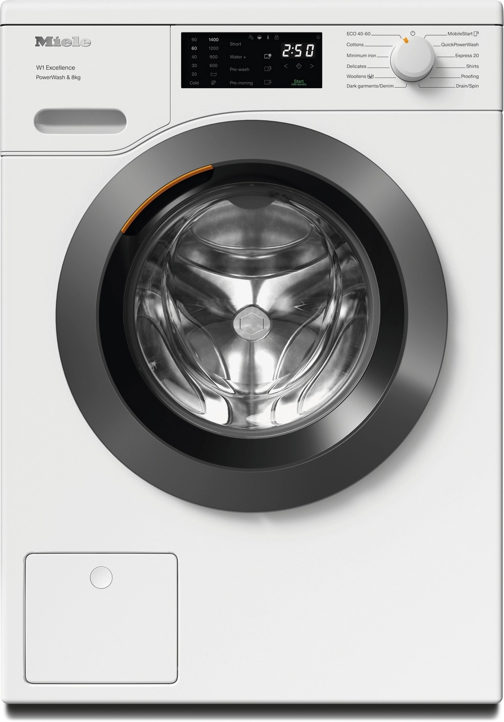 Miele WEB365WCS 8kg 1400 Spin Washing Machine - Lotus White
