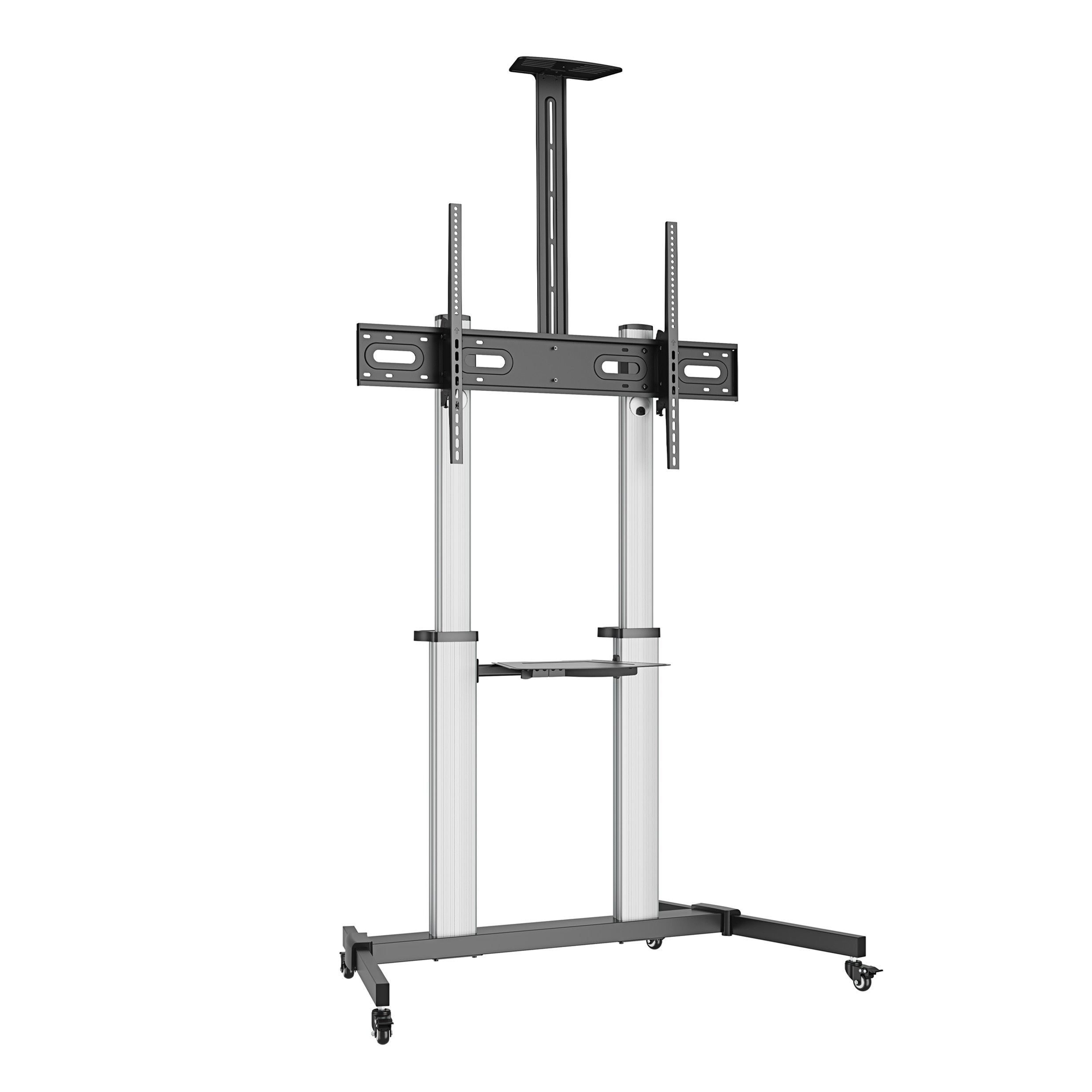 TTAP CART03 Aluminium Trolley Cart TV and Monitor Mount Stand (Screens up to 100″) - Image 2 TTAP CART03 Aluminium Trolley Cart TV and Monitor Mount Stand (Screens up to 100″) - Image 2