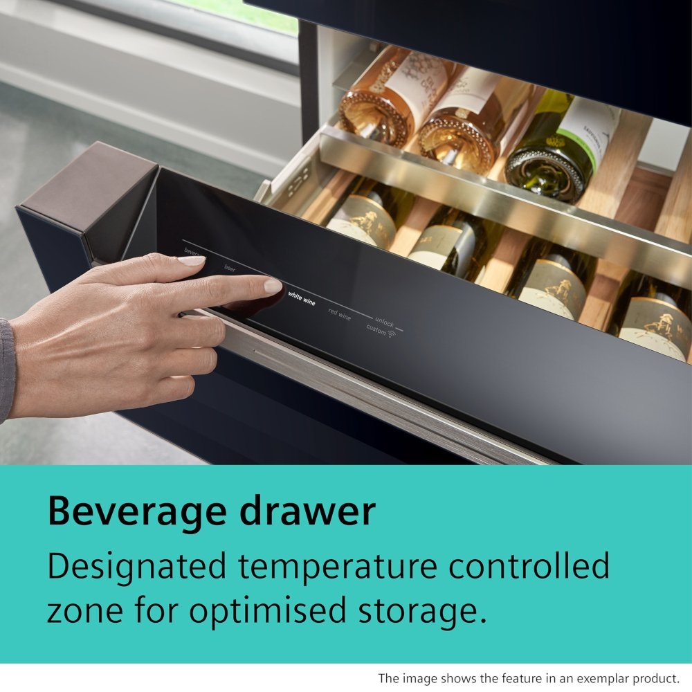 Siemens KF96RSBEA iQ700 Non-Plumbed American Fridge Freezer - Black - Image 3 Siemens KF96RSBEA iQ700 Non-Plumbed American Fridge Freezer - Black - Image 3