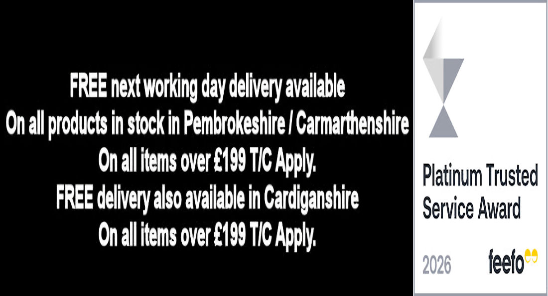 Free next day delivery on home appliances in Pembrokeshire and Carmarthenshire Free next day delivery on home appliances in Pembrokeshire and Carmarthenshire
