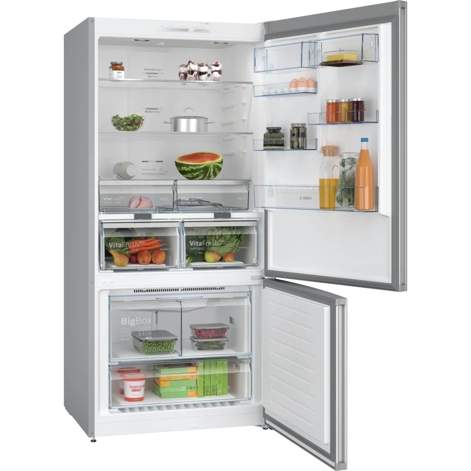Bosch KGN86VIEAG Total No Frost Fridge Freezer, 70/30 - Stainless Steel - Image 2