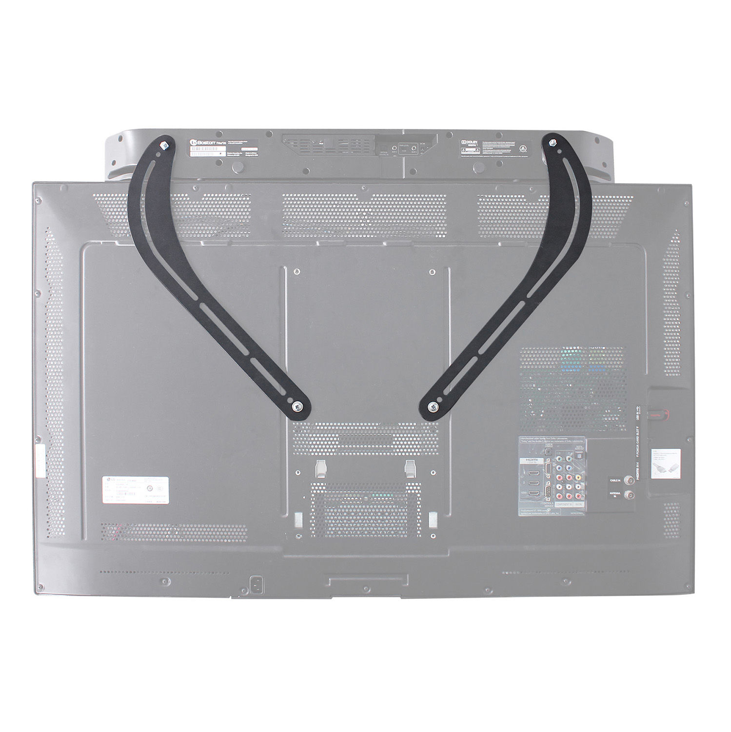 TTAP SB-1 Soundbar Speaker TV Brackets Versatile brackets which can attach to wall brackets or direct to TV - Image 3
