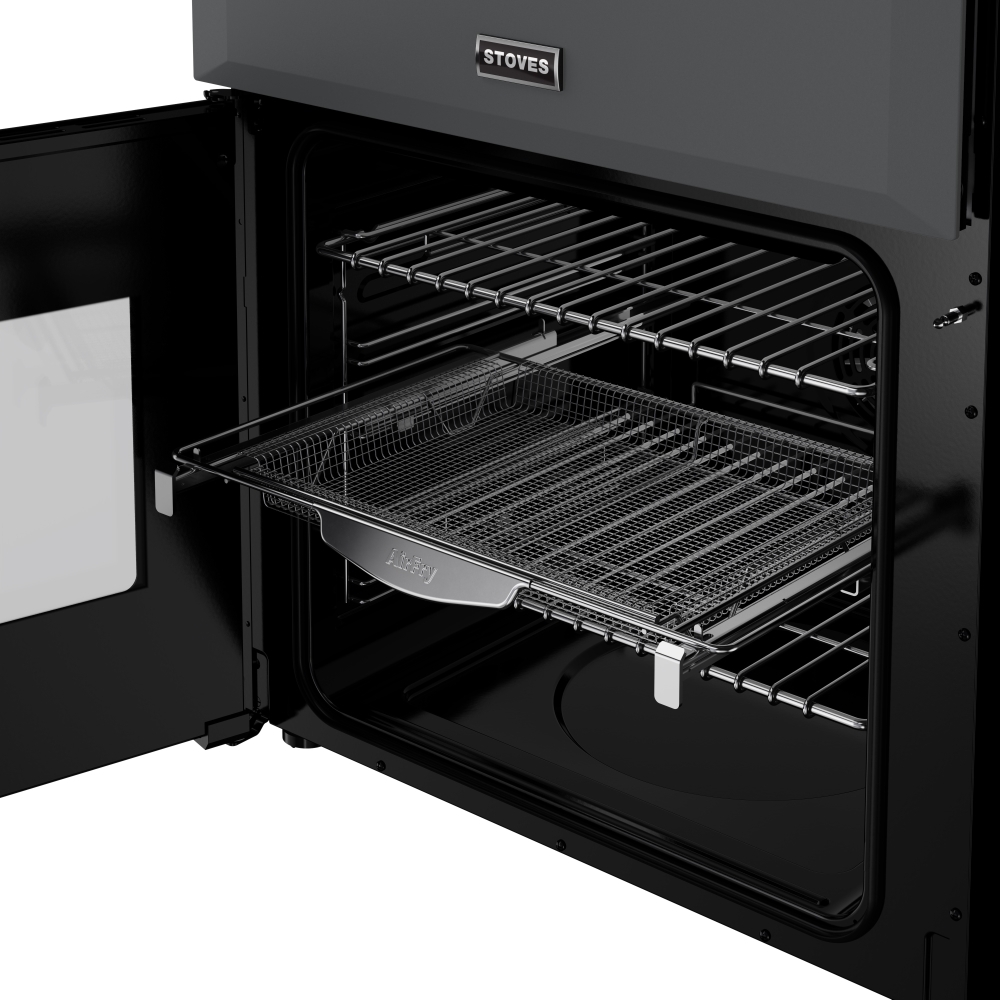 Stoves DX MRA RICH 60DF Dual Fuel Cooker with Double Oven, Grey, A Rated 444411843 - Image 3 Stoves DX MRA RICH 60DF Dual Fuel Cooker with Double Oven, Grey, A Rated 444411843 - Image 3