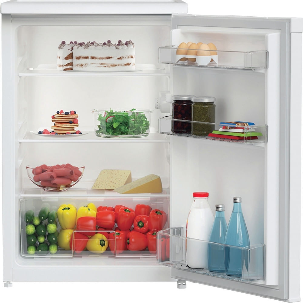 Hotpoint H55R1 112W UK Under Counter Larder Fridge, White, E Rated - Image 2