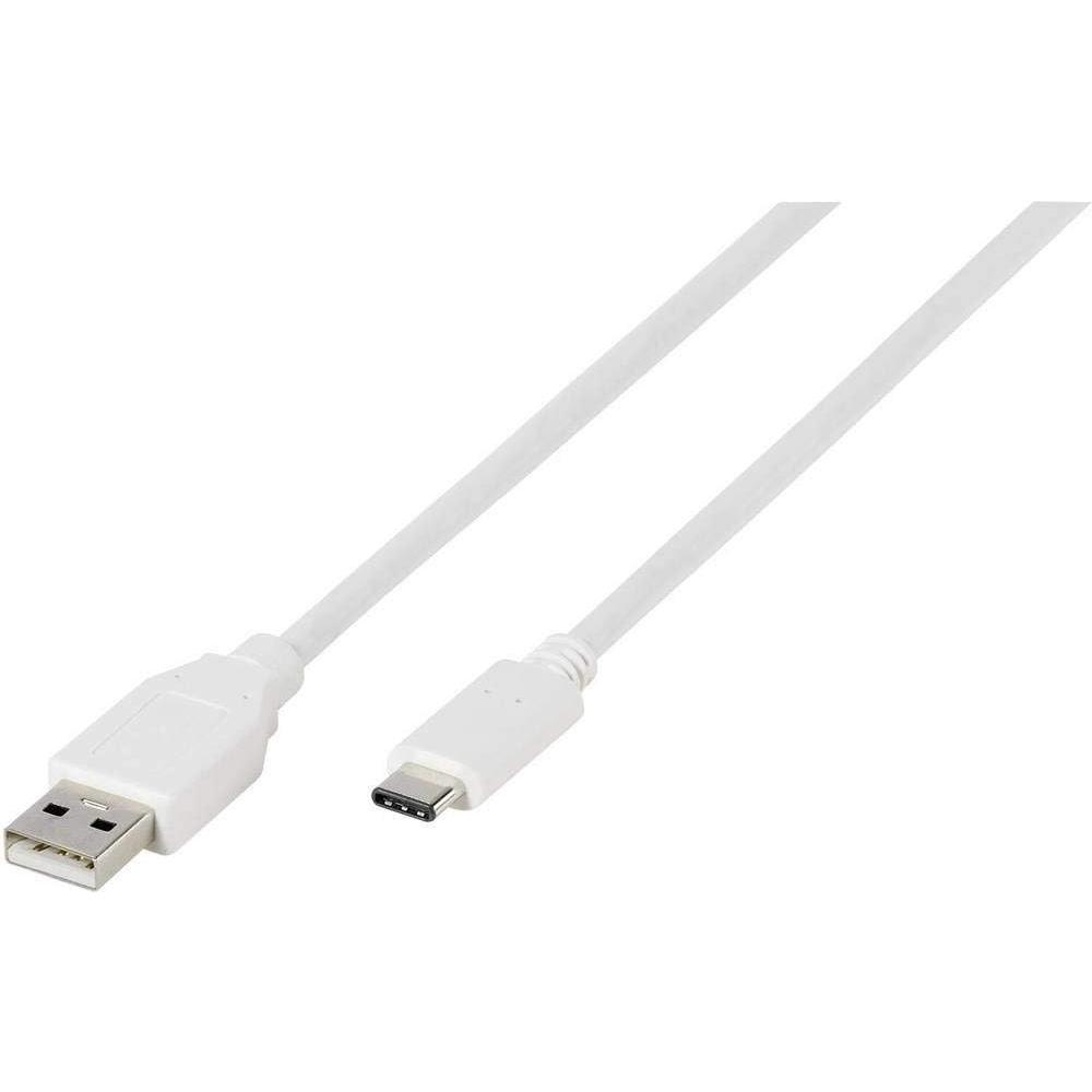 Vivanco 38756 1.2m Type A to C USB 2 in white Vivanco 38756 1.2m Type A to C USB 2 in white