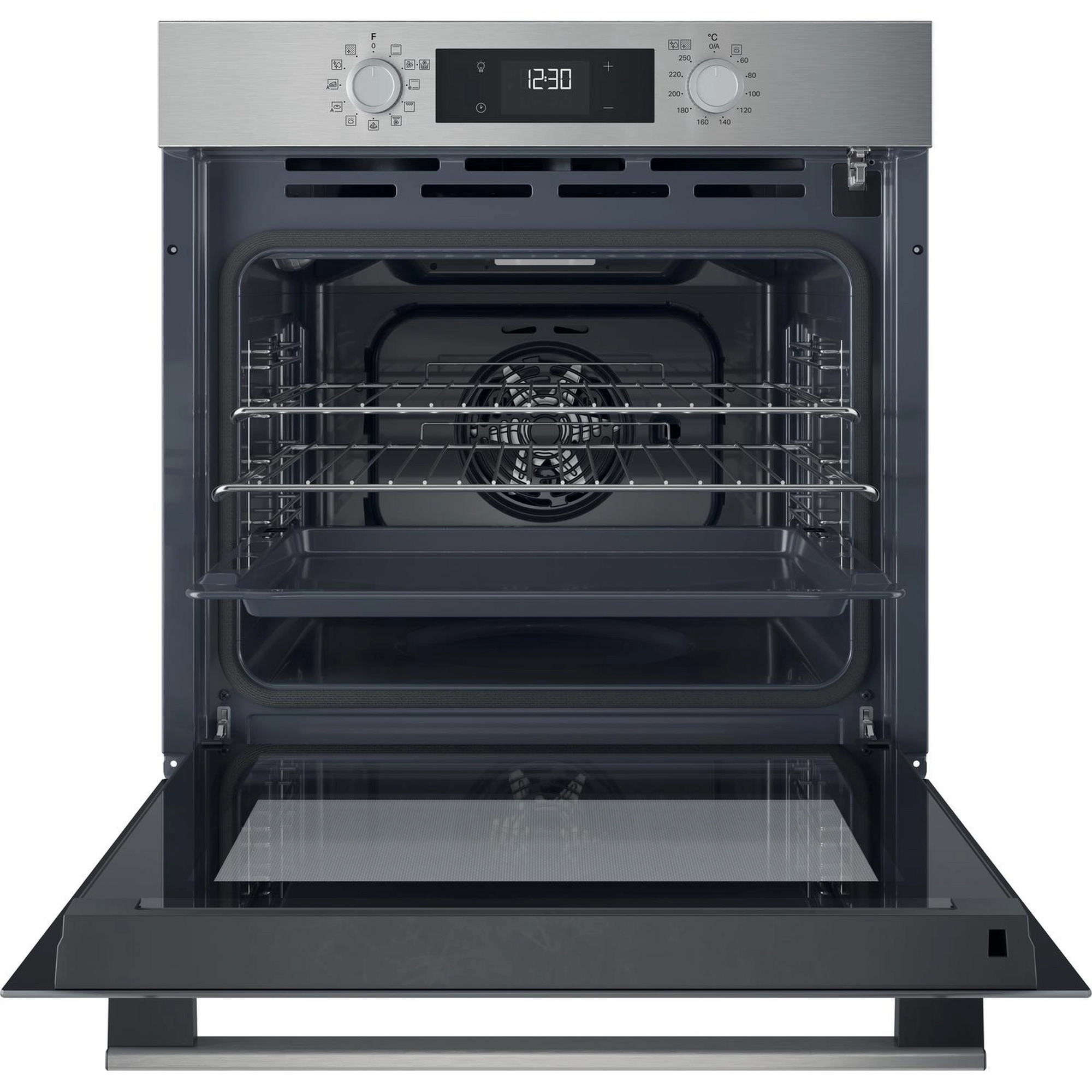 Hotpoint HO278PXUK 60cm Built In Electric Single Oven - Silver - Image 3 Hotpoint HO278PXUK 60cm Built In Electric Single Oven - Silver - Image 3