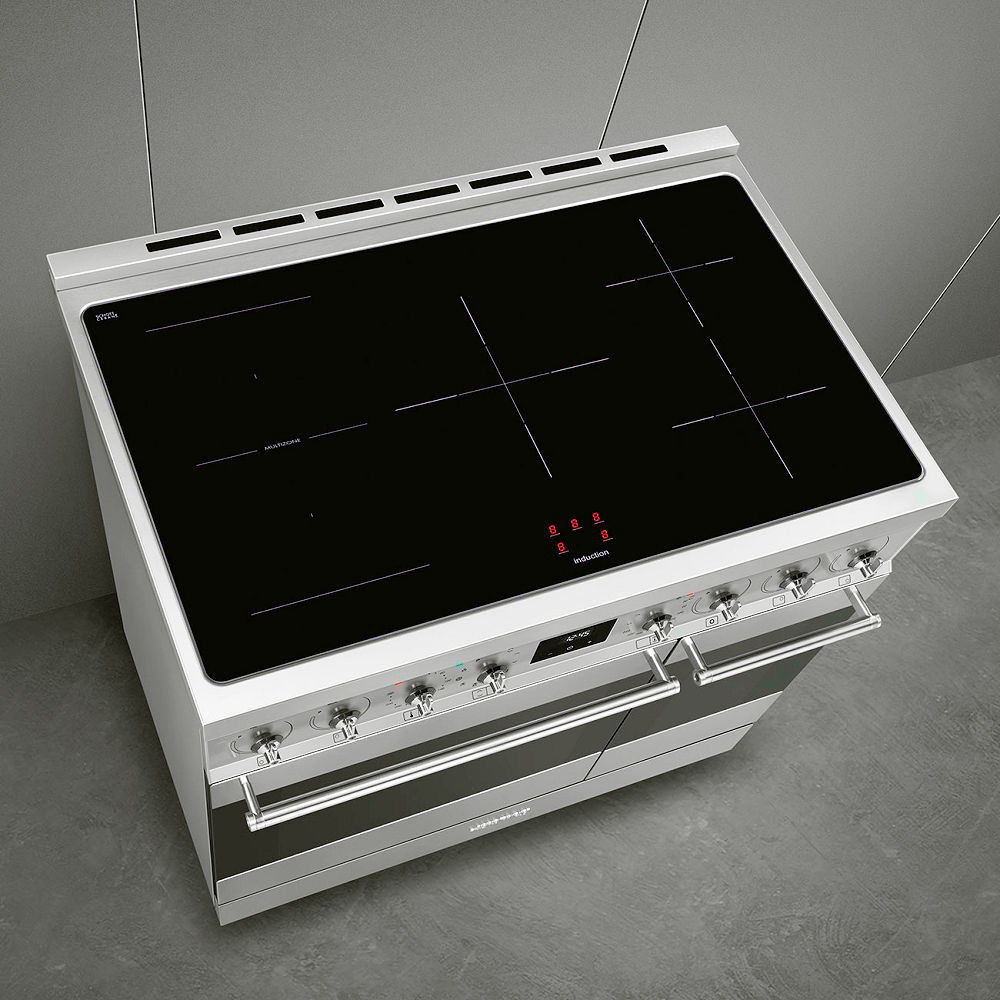 Smeg C92IPX2 90cm Induction Range Cooker, Stainless Steel, A Rated - Image 2