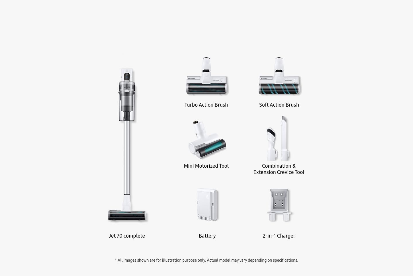 Samsung VS15T7036R5 Jet 70 Complete Cordless Vacuum Cleaner - Image 2