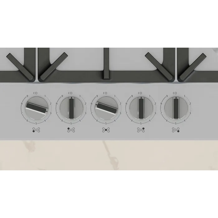 Neff T27CIQ8N0 N70 5 Burner Gas Hob, Stainless Steel - Image 2