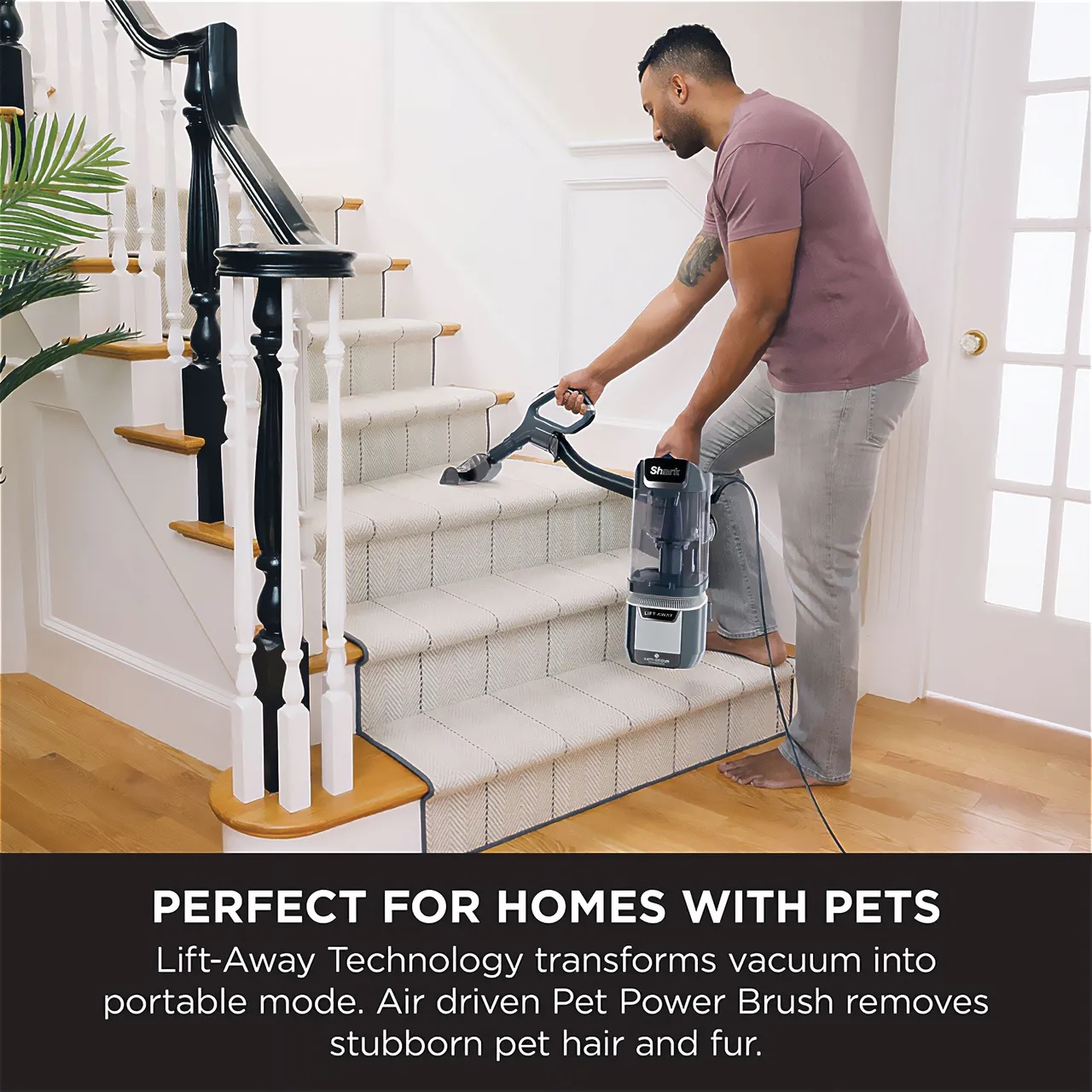 Shark NZ780UKT Anti Hair Wrap Plus with Powered Lift Away Upright Vacuum Cleaner - Image 5