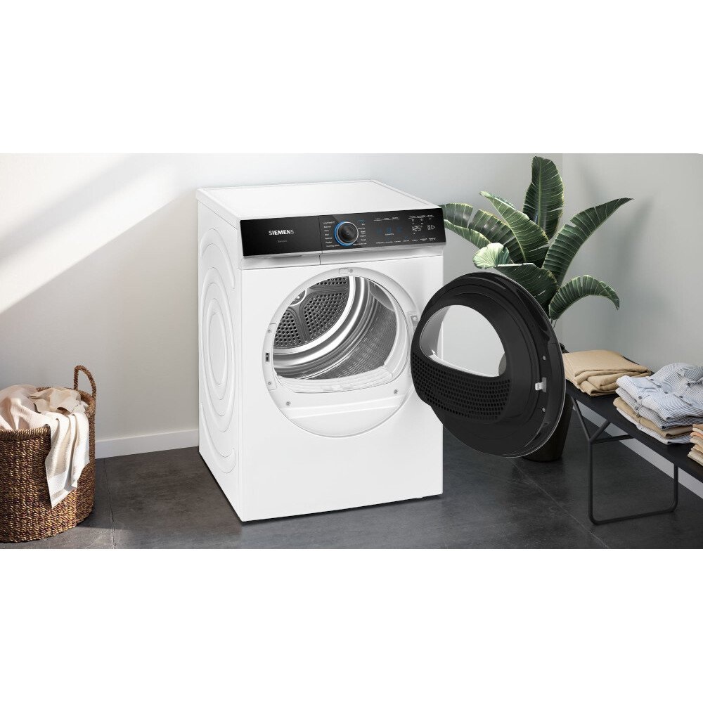 Siemens WR47B2C9GB iQ700 Heat Pump Tumble Dryer, 9kg - White - Image 2