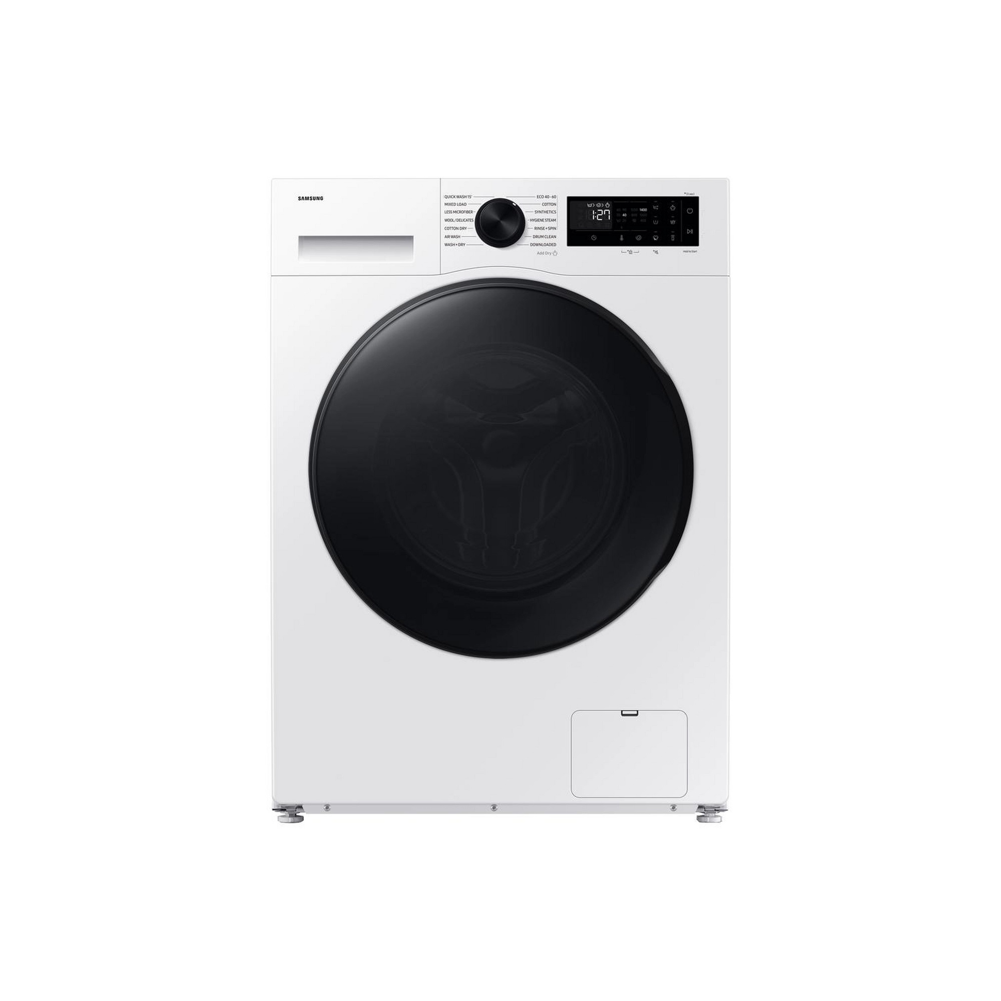 Samsung WD11DG5B15BEEU 11kg/6kg 1400 Spin Washer Dryer -White - Image 1 Samsung WD11DG5B15BEEU 11kg/6kg 1400 Spin Washer Dryer -White - Image 1