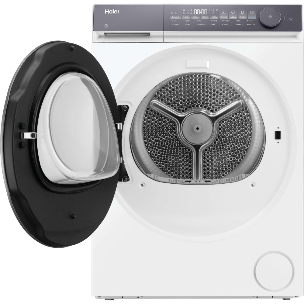 Haier HD100-C367U1-UK 10kg Heat Pump Tumble Dryer – White - Image 2 Haier HD100-C367U1-UK 10kg Heat Pump Tumble Dryer – White - Image 2