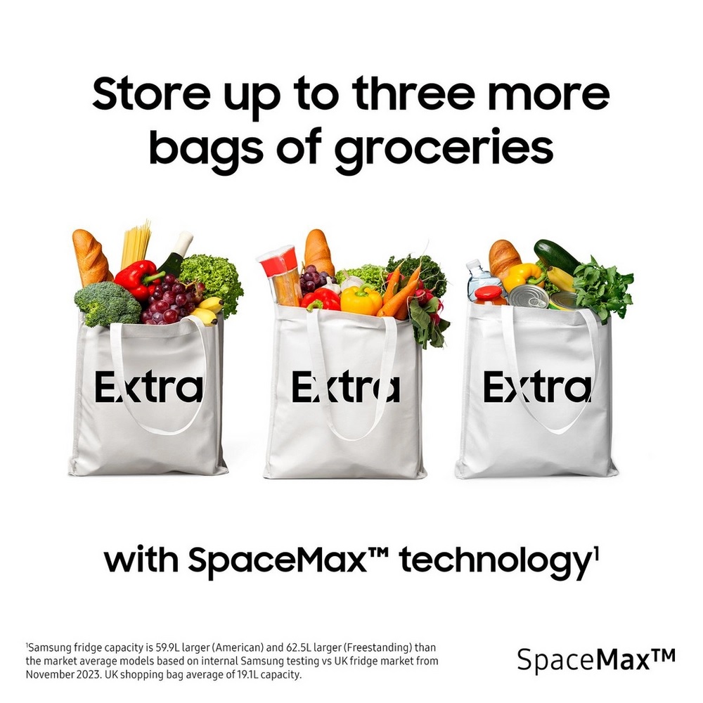 Samsung RS57DG400EM9EU 91cm Frost Free American Fridge Freezer – Silver - Image 4 Samsung RS57DG400EM9EU 91cm Frost Free American Fridge Freezer – Silver - Image 4