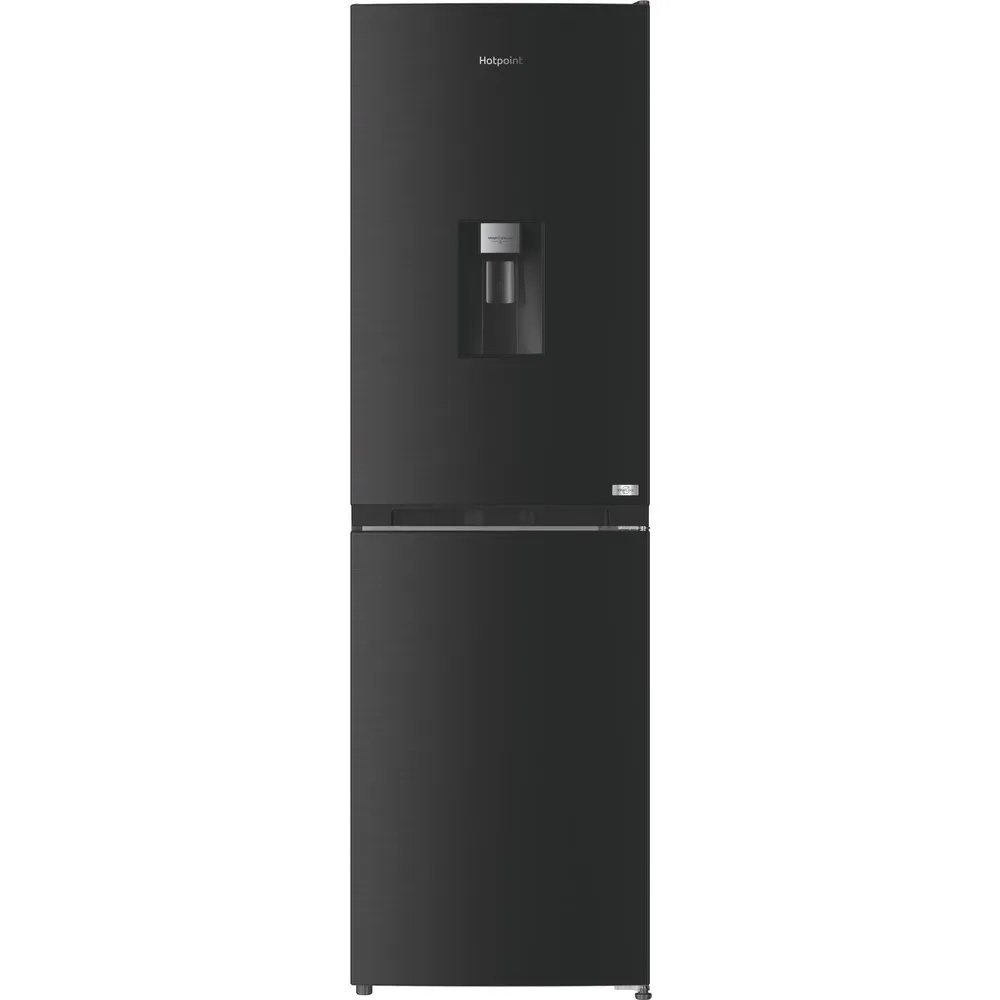 Hotpoint HPKF3241WXR4U Total No Frost 50/50 Fridge Freezer with VitalCare - Black Steel - Image 1 Hotpoint HPKF3241WXR4U Total No Frost 50/50 Fridge Freezer with VitalCare - Black Steel - Image 1