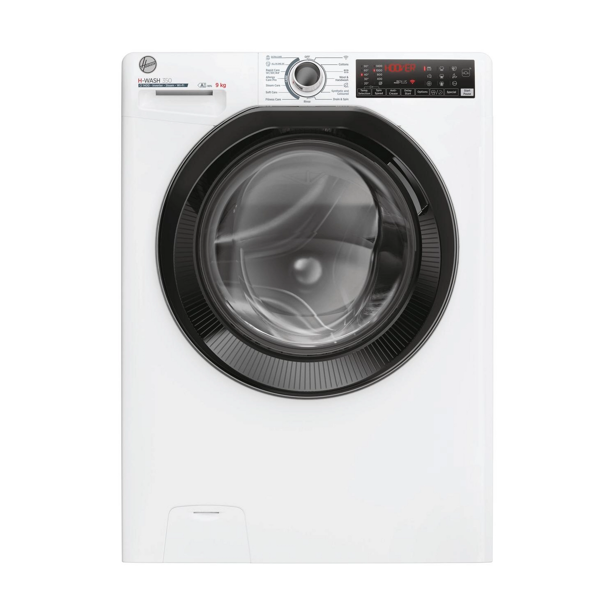 Hoover H3WPS496TAMB6-8 9kg 1400 Spin Washing Machine - White Hoover H3WPS496TAMB6-8 9kg 1400 Spin Washing Machine - White
