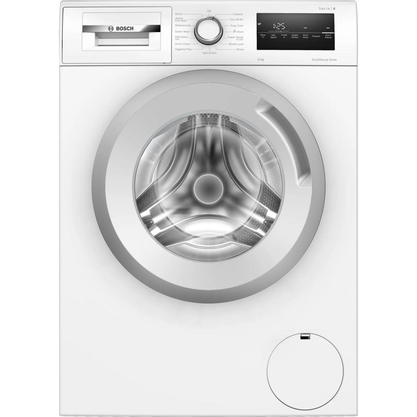 Bosch WAN28258GB 8kg 1400 Spin Washing Machine in white - Image 1 Bosch WAN28258GB 8kg 1400 Spin Washing Machine in white - Image 1