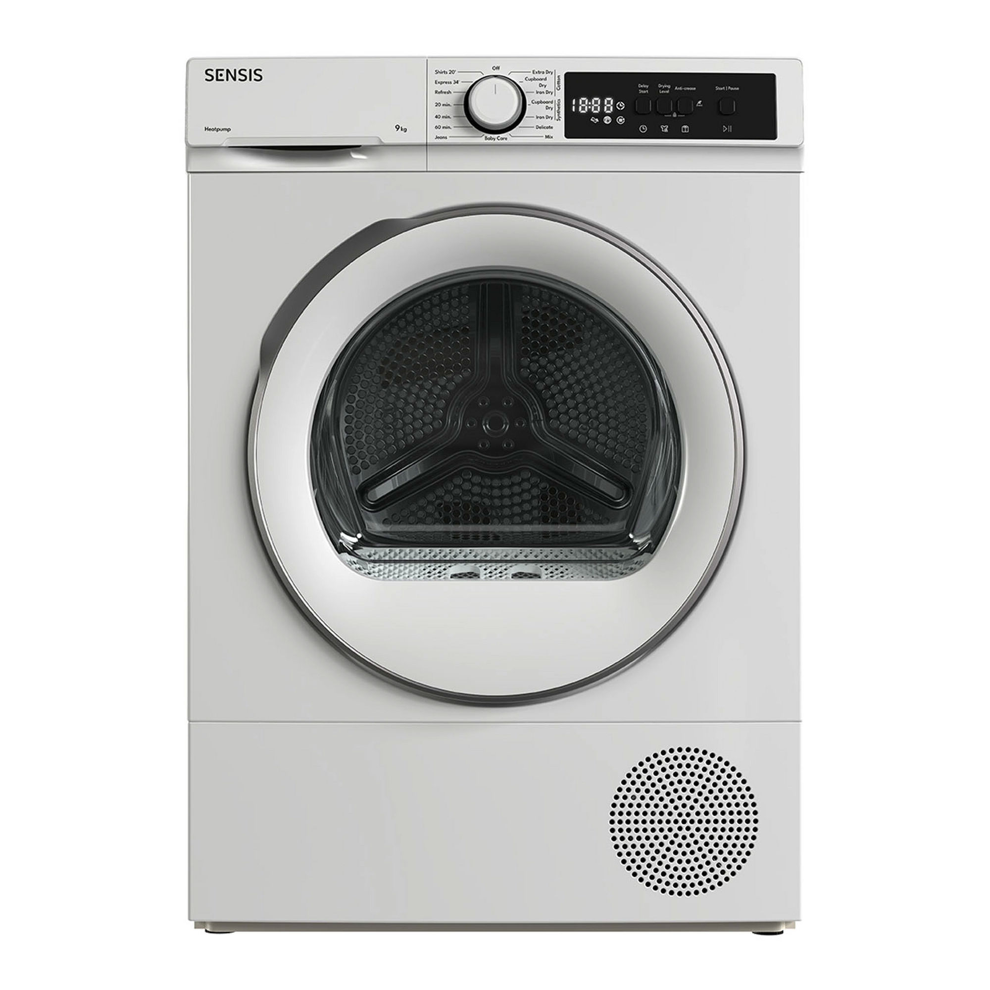 Sensis TDHF019A2W 9kg Heat Pump Tumble Dryer - White Sensis TDHF019A2W 9kg Heat Pump Tumble Dryer - White