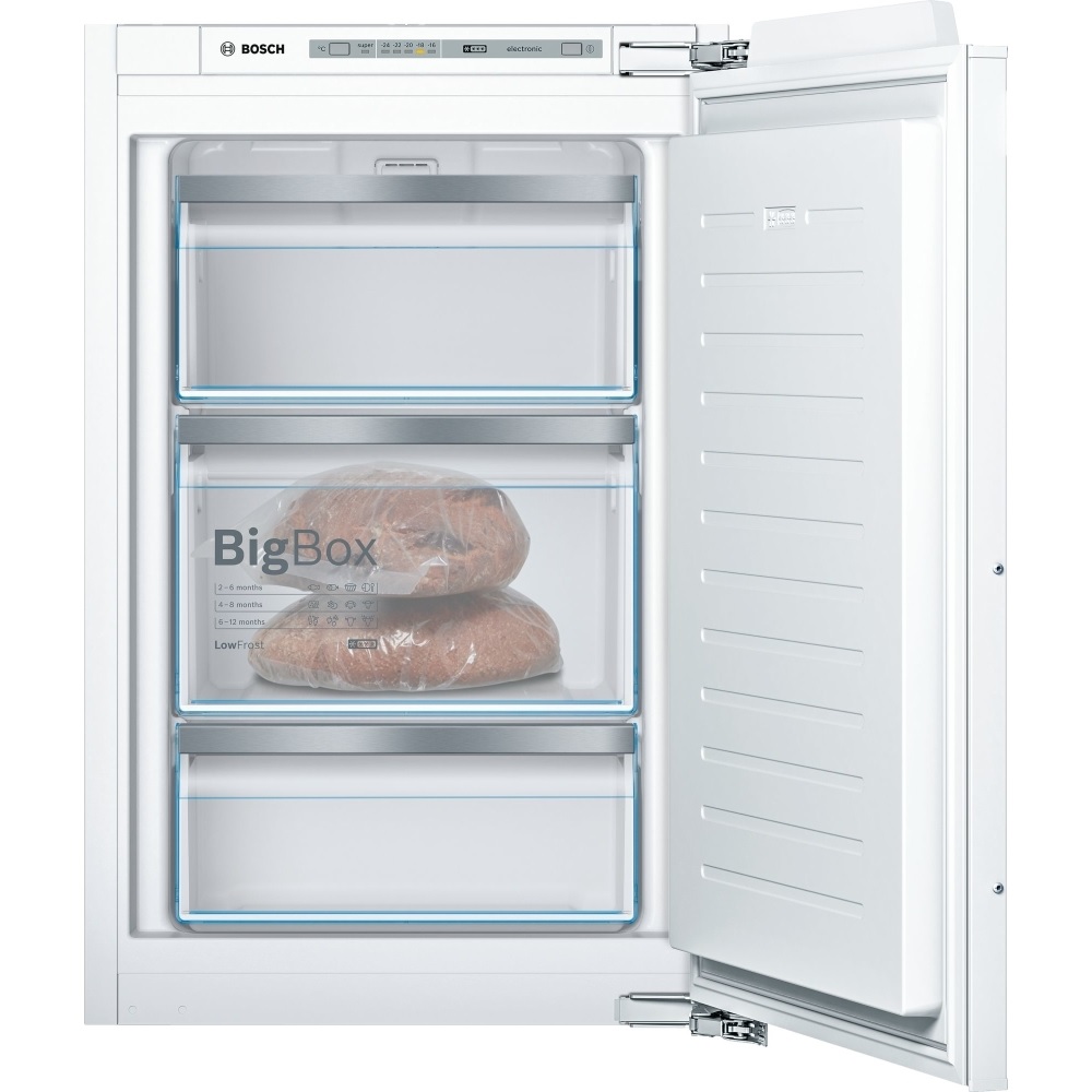 Bosch GIV21AFE0 Series 6 Low Frost Built-In Freezer, Fixed Hinge
