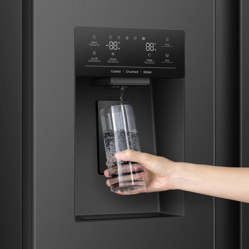 Hisense RS5P528STBE PureFlat Total No Frost American Fridge Freezer– Black - Image 4