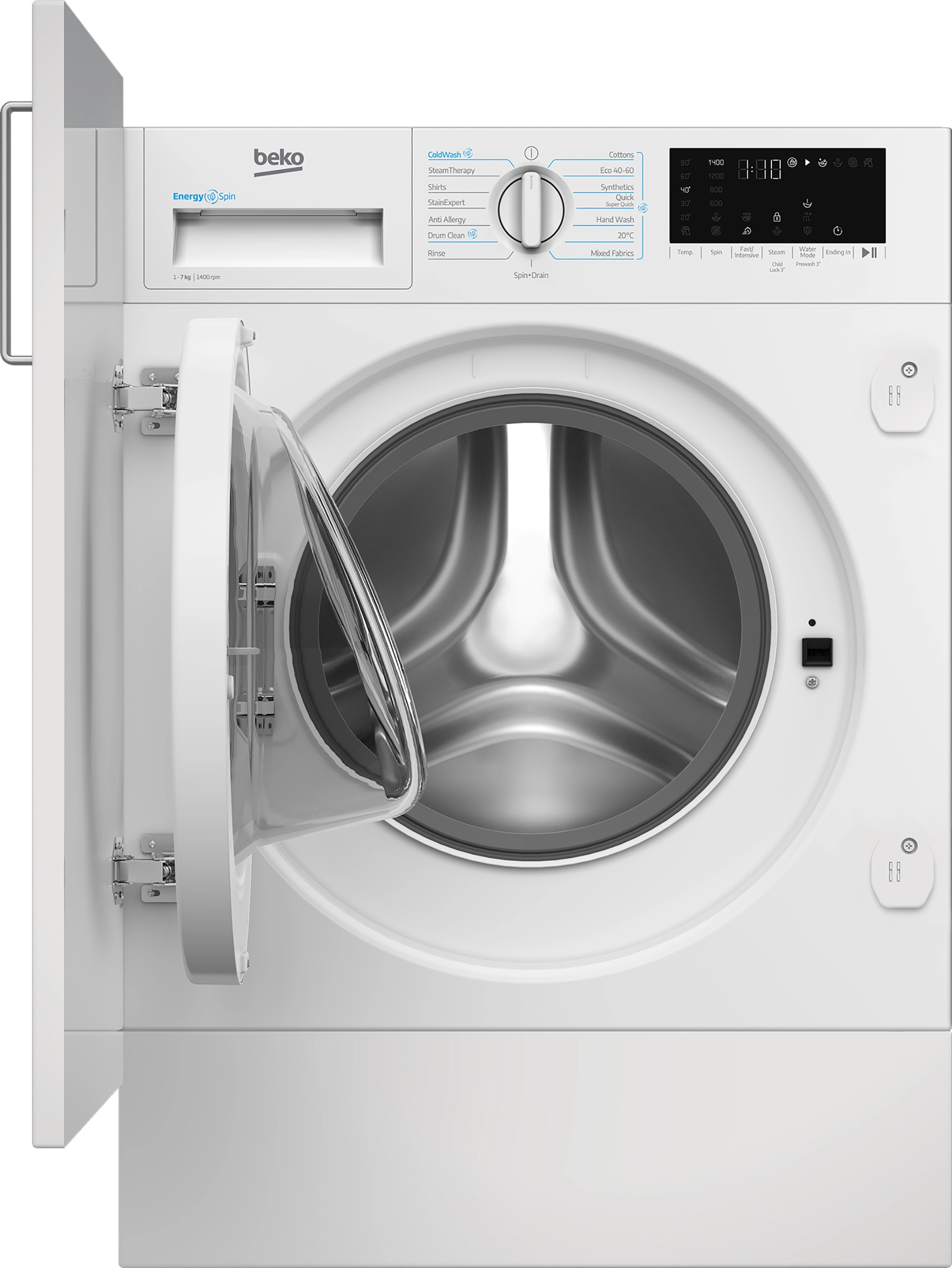 Beko WTIK741511 7kg 1400 Spin Integrated Washing Machine Beko WTIK741511 7kg 1400 Spin Integrated Washing Machine