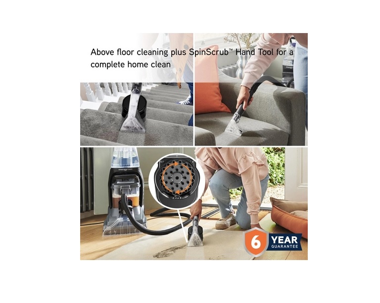 VAX CDCW-SSXA VAX SpinScrub Power Plus - Grey and Navy Blue - Image 3 VAX CDCW-SSXA VAX SpinScrub Power Plus - Grey and Navy Blue - Image 3