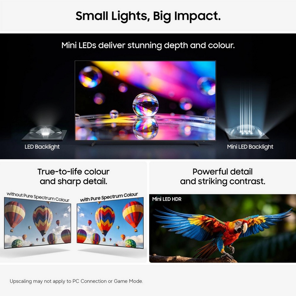 Samsung UE85M70HAKXXU 85" 4K Mini LED Vision AI Smart TV - Image 3 Samsung UE85M70HAKXXU 85" 4K Mini LED Vision AI Smart TV - Image 3